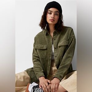 Loose corduroy overshirt by Twik